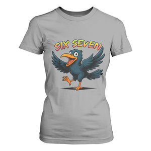 Funny Raven Six Seven Meme Trending Gift T Shirt For Women TS12 Sport Gray Print Your Wear