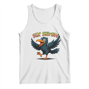 Funny Raven Six Seven Meme Trending Gift Tank Top TS12 White Print Your Wear