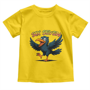 Funny Raven Six Seven Meme Trending Gift Toddler T Shirt TS12 Daisy Print Your Wear