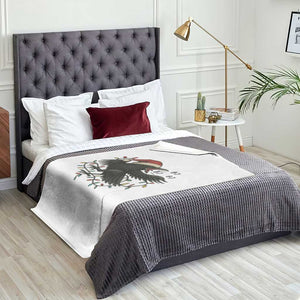 Funny Raven Six Seven Meme Throw Blanket Christmas Gift For Gen Z TS12 Print Your Wear
