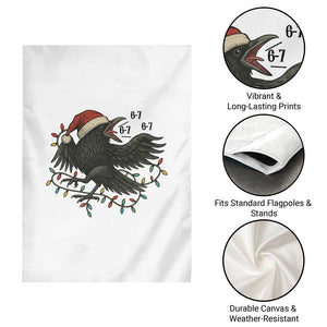 Funny Raven Six Seven Meme Garden Flag Christmas Gift For Gen Z TS12 Print Your Wear
