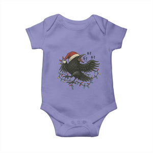 Funny Raven Six Seven Meme Baby Onesie Christmas Gift For Gen Z TS12 Violet Print Your Wear