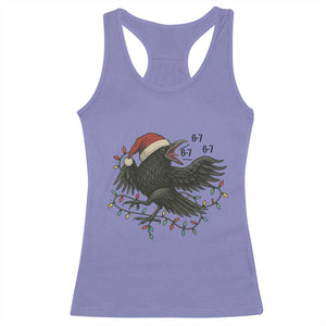 Funny Raven Six Seven Meme Racerback Tank Top Christmas Gift For Gen Z TS12 Violet Print Your Wear
