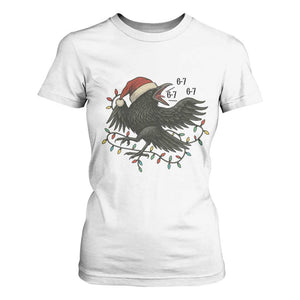 Funny Raven Six Seven Meme T Shirt For Women Christmas Gift For Gen Z TS12 White Print Your Wear