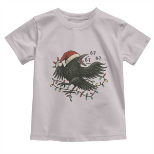 Funny Raven Six Seven Meme Toddler T Shirt Christmas Gift For Gen Z TS12 Ice Gray Print Your Wear