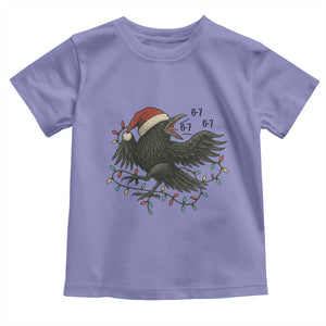 Funny Raven Six Seven Meme Toddler T Shirt Christmas Gift For Gen Z TS12 Violet Print Your Wear