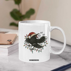 Funny Raven Six Seven Meme Coffee Mug Christmas Gift For Gen Z TS12 Print Your Wear
