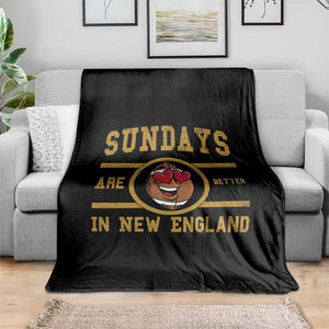 Sundays Are Better In NE Throw Blanket Game Day Lover Gift TS12 Print Your Wear