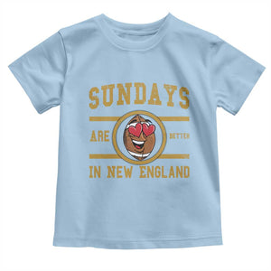 Sundays Are Better In NE Toddler T Shirt Game Day Lover Gift TS12 Light Blue Print Your Wear