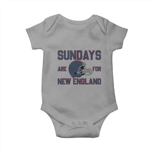 Sundays Are For NE Baby Onesie Game Day Lover Gift TS12 Sport Gray Print Your Wear