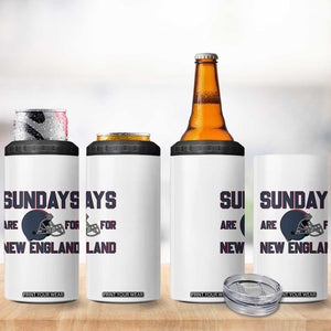 Sundays Are For NE 4 in 1 Can Cooler Tumbler Game Day Lover Gift TS12 Print Your Wear