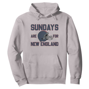 Sundays Are For NE Hoodie Game Day Lover Gift TS12 Ice Gray Print Your Wear