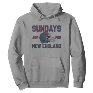 Sundays Are For NE Hoodie Game Day Lover Gift TS12 Sport Gray Print Your Wear