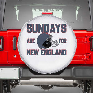 Sundays Are For NE Spare Tire Cover Game Day Lover Gift TS12 White Print Your Wear