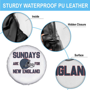 Sundays Are For NE Spare Tire Cover Game Day Lover Gift TS12 Print Your Wear