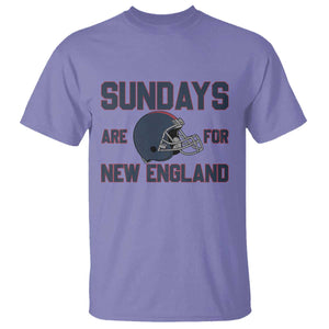 Sundays Are For NE T Shirt Game Day Lover Gift TS12 Violet Print Your Wear