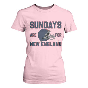 Sundays Are For NE T Shirt For Women Game Day Lover Gift TS12 Light Pink Print Your Wear