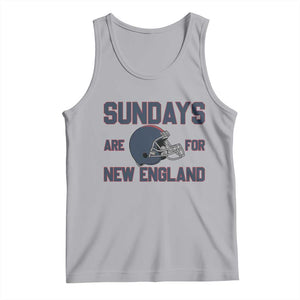 Sundays Are For NE Tank Top Game Day Lover Gift TS12 Athletic Heather Print Your Wear