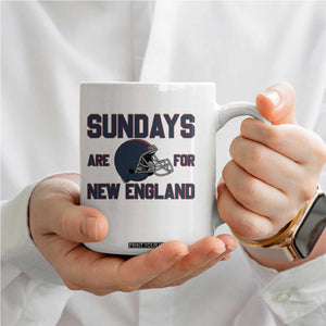 Sundays Are For NE Coffee Mug Game Day Lover Gift TS12 Print Your Wear