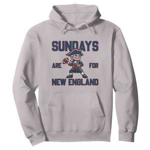Sundays Are For NE Hoodie Game Day Sports Fan Gift TS12 Ice Gray Print Your Wear