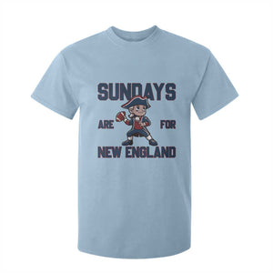 Sundays Are For NE T Shirt For Kid Game Day Sports Fan Gift TS12 Light Blue Print Your Wear