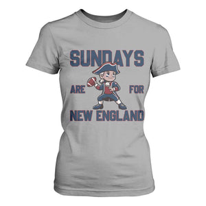 Sundays Are For NE T Shirt For Women Game Day Sports Fan Gift TS12 Sport Gray Print Your Wear