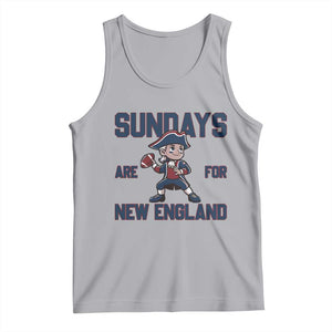 Sundays Are For NE Tank Top Game Day Sports Fan Gift TS12 Athletic Heather Print Your Wear