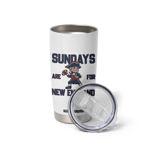 Sundays Are For NE Tumbler Cup Game Day Sports Fan Gift TS12 Print Your Wear