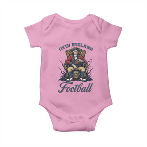 Funny George Washington NE Football Lover Gift Baby Onesie TS12 Light Pink Print Your Wear