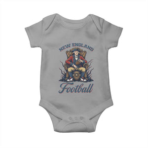 Funny George Washington NE Football Lover Gift Baby Onesie TS12 Sport Gray Print Your Wear