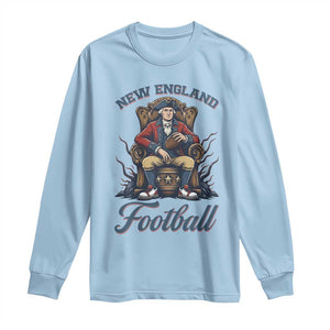 Funny George Washington NE Football Lover Gift Long Sleeve Shirt TS12 Light Blue Print Your Wear
