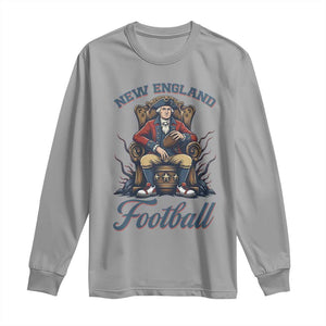 Funny George Washington NE Football Lover Gift Long Sleeve Shirt TS12 Sport Gray Print Your Wear