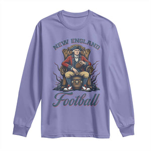 Funny George Washington NE Football Lover Gift Long Sleeve Shirt TS12 Violet Print Your Wear