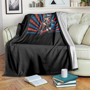 Vintage George Washington Football Throw Blanket NE Pride Gift TS12 Print Your Wear