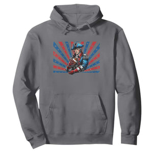 Vintage George Washington Football Hoodie NE Pride Gift TS12 Charcoal Print Your Wear