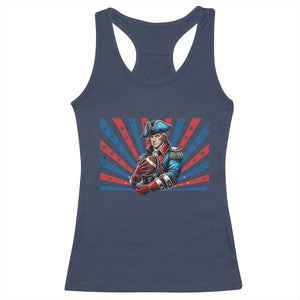 Vintage George Washington Football Racerback Tank Top NE Pride Gift TS12 Navy Print Your Wear