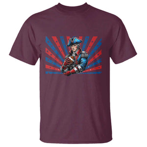 Vintage George Washington Football T Shirt NE Pride Gift TS12 Maroon Print Your Wear