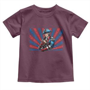Vintage George Washington Football Toddler T Shirt NE Pride Gift TS12 Maroon Print Your Wear