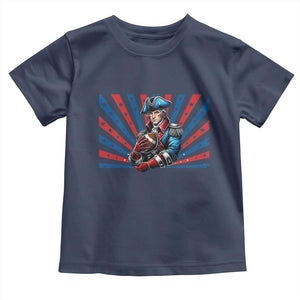 Vintage George Washington Football Toddler T Shirt NE Pride Gift TS12 Navy Print Your Wear