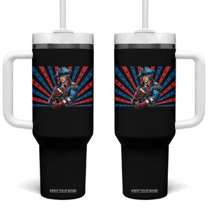 Vintage George Washington Football Tumbler With Handle NE Pride Gift TS12 One Size: 40 oz Black Print Your Wear