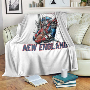 Funny George Washington Football Lover Gift Throw Blanket Sundays Are Better In New England TS12 Print Your Wear
