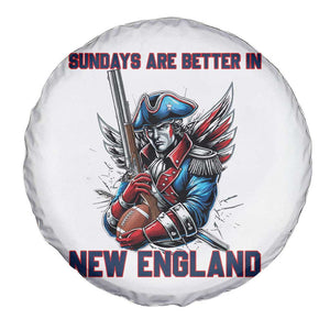 Funny George Washington Football Lover Gift Spare Tire Cover Sundays Are Better In New England TS12 Print Your Wear