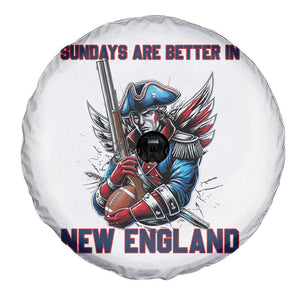 Funny George Washington Football Lover Gift Spare Tire Cover Sundays Are Better In New England TS12 Print Your Wear