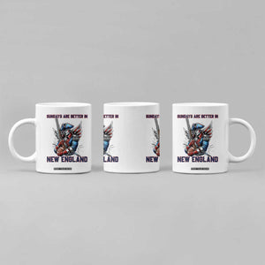 Funny George Washington Football Lover Gift Coffee Mug Sundays Are Better In New England TS12 Print Your Wear