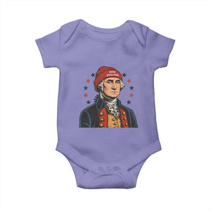 George Washington NE Football Fan Baby Onesie Vintage Colonial Gift TS12 Violet Print Your Wear