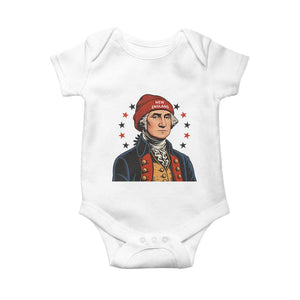 George Washington NE Football Fan Baby Onesie Vintage Colonial Gift TS12 White Print Your Wear