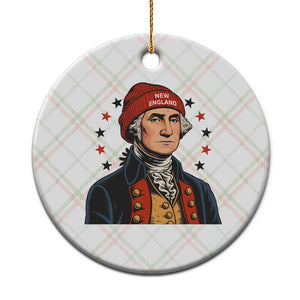 George Washington NE Football Fan Ceramic Ornament Vintage Colonial Gift TS12 1pc Christmas Plaid Print Your Wear
