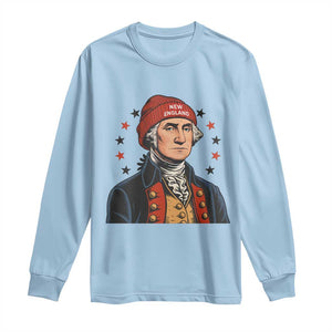 George Washington NE Football Fan Long Sleeve Shirt Vintage Colonial Gift TS12 Light Blue Print Your Wear