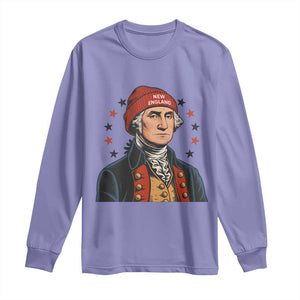 George Washington NE Football Fan Long Sleeve Shirt Vintage Colonial Gift TS12 Violet Print Your Wear