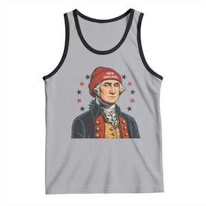 George Washington NE Football Fan Tank Top Vintage Colonial Gift TS12 Athletic Heather Black Print Your Wear